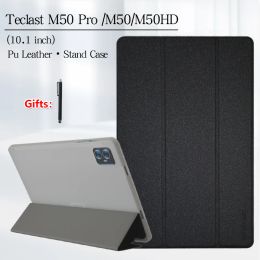 Caso de caja para la tableta Teclast M50Pro 10.1 pulgadas, la cubierta de soporte de pliegue de caparazón suave TPU más reciente para M50 Pro M50HD+ PEN STYLUS