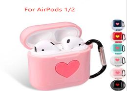 Funda para Airpods 2 1 Airpod Earpods Accesorios Cute Girl Aipods Protector Air Pods Airpods2 Funda Apple Airpods case7135021