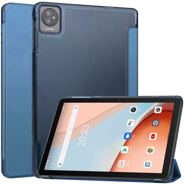 Estuche para Blackview Tab 8 Wifi Tablet Tri-Folding Clear Soporte de plástico duro para Blackview Tab7 Tab 7 Wifi 10.1 pulgadas Tablet Cover HKD230809