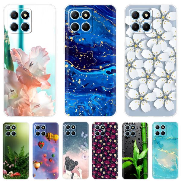 Cas pour Honor 70 Lite 5G Cover Soft TPU TPU Silicone Phone Covers pour Huawei Honor70 Pro 70 Pro + Cas Bumper clair pour Honor 70