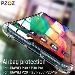 Case For Huawei P40 P20 P30 Lite Pro Luxury Shockproof Silicone Soft Case Phone For Huawei P20 P40 Pro Nova 3e 4e p20lite