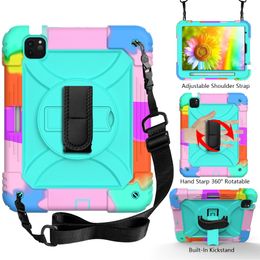 Case voor iPad 8th 7th Generation 10.2 Tablet Funda Kids Safe Shockproof Cover met Pen Slot voor iPad Air 4 10.9 PRO11 2020