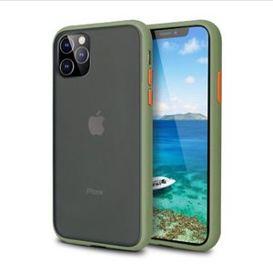 Étuis pour iphone 15 14 13 12 11 X XR XS Max 7 8 Plus TPU Pare-chocs Clair Antichoc Mat Couverture Arrière