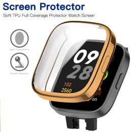Case pour Redmi Watch 4 Smart Watchband Soft TPU TPU Full Screen Protector Cover pour Xiaomi Redmi Watch 3 Access Lite Accessoires