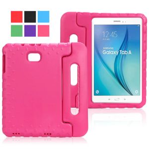 Caso para Samsung Galaxy Tab A 10.1 pulgadas Número de modelo 2016 SMT580 / T585 Caso de choque a prueba de choque EVA Full Body Stand Kids Tablet Tape