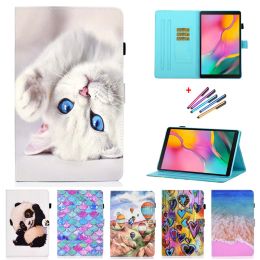 Caso para Samsung Galaxy Tab A7 2020 Case Panda Cat Pattern Shell Funda for Galaxy Tab A8 2021 2022 A 7 A7 Lite 8.7 2021 Case de tableta