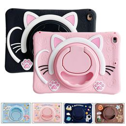 Case Voor Samsung Galaxy Tab A8 10.5 SM-X200 X205 EEN 8 10.1 360 Roterende Kids Tablet Stand Cover Tab A7 10.4 S6 Lite P610 T220 HKD230809