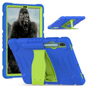 Étui pour Samsung Galaxy Tab S6 10,5 pouces 2019 SMT860 SMT865 CAS KIDES SAFE SACE ARMOR ARROPPORTIQUE PC PC Silicon Hybride Stand Tablet Cover