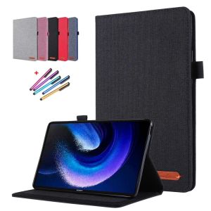 Case voor Xiaomi Pad 6 Case Coque 11 inch Soft Fabric Flip Stand Tablet Cover voor Xiaomi Mi Pad 6 Pro 2023 Case Funda Capa + Gift Pen