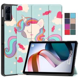 Case voor Xiaomi Redmi Pad Case 10.61 inch 2022 Leuke eenhoorn vlinder geverfd harde pc achter tablet shell voor Xiaomi Redmi Pad Cover