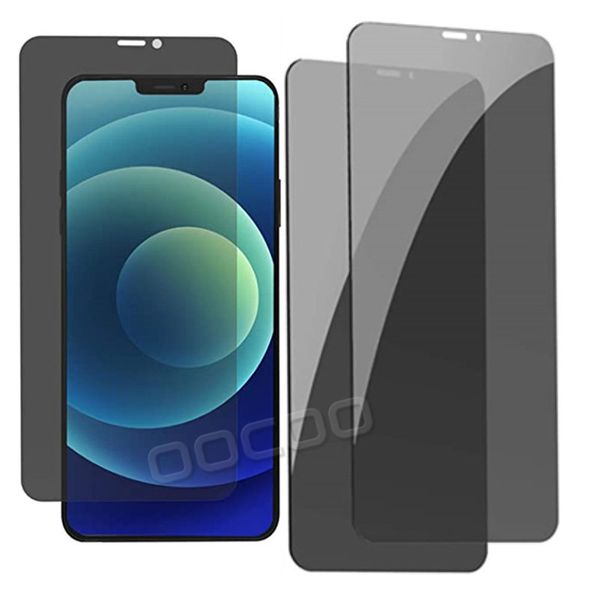 Case Friendly Privacy Anti-Spy Anti-Glare Screen Protector Full AB Glue Tempered Glass para iPhone 14 Pro Max 14Pro 13 Mini 12 11 PRO XR 8 7 6S Plus Factory Wholesale