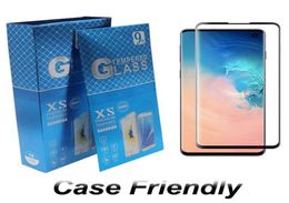Hoesjevriendelijk Gehard glas 3D gebogen Geen pop-up screenprotector voor Samsung Galaxy Note9 8 S7 edge S8 S9 S10plus S20 Plus S10 E 6064871