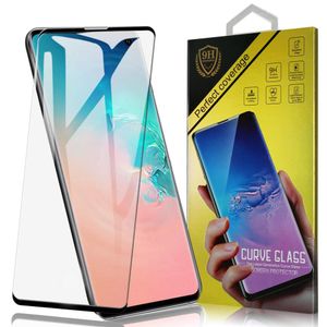 Case vriendelijk Gehard Glas Voor Samsung S23 S22 S21 Ultra S10 S9 S8 Plus Screen Protector Gebogen Rand voor Note 20 10 Plus met Doos