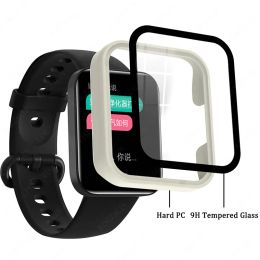 Case de vidrio +correa para Xiaomi Redmi Watch 2 Lite MI Poco Watch Pulsera de banda de silicona para mi Watch3 2 Lite Glass Screen Protector