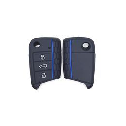 Case Nieuwe Silicone Key Cover voor VW Polo Golf 7 Tiguan voor Skoda Octavia Kodiaq Karoq voor stoel Ateca Leon Ibiza 2016 2017 2018 2019