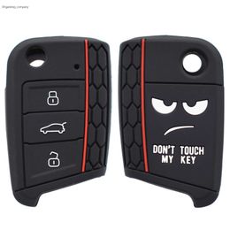 Funda nueva de silicona para llave para VW Polo Golf 7 Tiguan para Skoda Octavia Kodiaq Karoq para SEAT Ateca Leon Ibiza 2016 2017 2018 2019