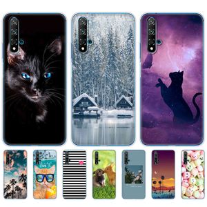Voor Honor 20 Case Silicon Soft TPU Back Phone Cover Huawei Pro Lite Honor20 YAL-L21 YAL-L41 Tas Bumper
