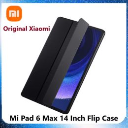 Case Original Xiaomi Mi Pad 6 Max 14 pouces Flip Case MI Pad 6 Max 14 "2023 Tablette Smart Cuir en cuir Strong Magnetic Adsorption Cover