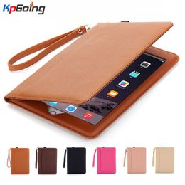 Caso de caja inteligente para iPad 9th 8th Generation PU Leather Stand Cover for iPad 9.7 2018 2017 Cubierta para iPad 2020 Air 4 Pro 11 Mini 6