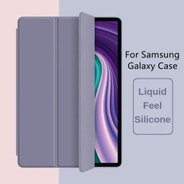 Case de tablette pour Samsung Galaxy Tab A8 2021 SMX200 SMX205 COUVERTURE MAGNÉTIQUE Smart pour Tab S6 Lite SMP613 P619 A7 10.4 T500