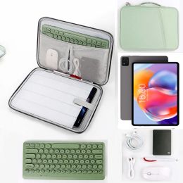 Case Universal tablet opbergtas voor teclast T40 T50 Pro P40HD T40S M40 Waterdichte mouwkabel muis toetsenbord telefoon Zip Pouch