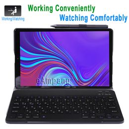 Case with Russian Keyboard For Samsung Galaxy Tab A 8 8.0 2019 10.1 A6 2016 10.5 2018 T290 T295 P205 T510 T515 T590