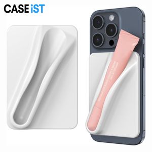 Caseist Designer Lip Gloss Phone Téléphone Strong Adhesive Adhesive Back Silicone Case Lipstick Lip Balm Tint Glaze Grip Making Mount Support Mobile pour iPhone Android