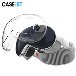 CASEiST VR-hoesje Headset Brilbescherming TPU Siliconen Meerkleurig Helder Transparant Beschermhoes Gaming Virtual Reality Accessoires voor Apple Vision Pro
