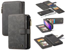 Caseme para Samsung Galaxy 10 Plus S10S10es10 Lite Wallet Case de cuero Cubierta multifunción magnética Magnética 25170502574224