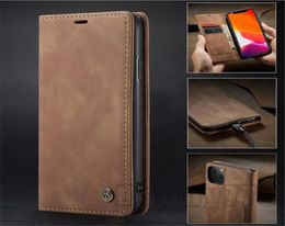Caseme Leather Wallet Cois pour iPhone 14 Pro Max 13 12 11 xr x xs max 8 7 6 6s plus 5s SE8335035