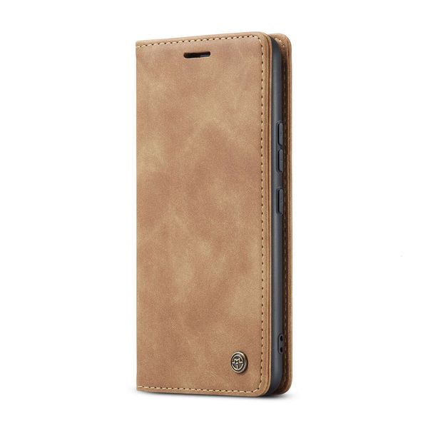 Caseme Retro Flip Leather Galaxy S23 Ultra S22 S21 S20 FE Kickstand Wallet Case para Samsung S10 S9 Plus