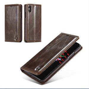 CaseMe étuis portefeuille à rabat en cuir support carte aimant couverture pour iPhone 11 Pro XS Max XR Samsung S20 S10 Ultra NOTE10 9 8
