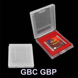 10 pièces étuis de cartouche de jeu en plastique transparent boîte de rangement support de protection couvercle anti-poussière coque de remplacement pour Nintendo GameBoy GBC GBP