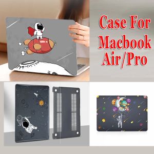 Cas 3D Imprimer les astronautes Case d'ordinateur portable pour MacBook Air 13 A2337 A2179 A2338 2020 M1 Chip Pro 11 15 A2289 Mac Book Pro 14 16 A2141 A2485