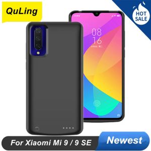 Cas 6500 MAH pour Xiaomi Mi 9 Batterne Case MI 9 SE SEVOIR DE TÉLÉPHONE MI9 COUVERTURE SMART POWER BANK POUR XIAOMI MI 9 SE CHARIER DE BATTERIE