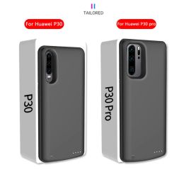 Cas 6800mAh Battery Charger Case Power Case pour Huawei P50 P50PRO P40 P40PRO P40PRO + P30 P30PRO CHARGEUR DE BANDE PUILLE CHARGEMENT