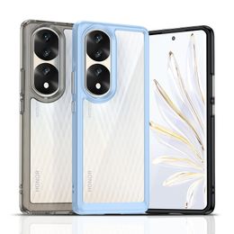 Casos acrílicos para Huawei Mate 60 x5 Honor x8 Magic 5 Play 6T Pro Plus 5G Case de teléfono resistente a prueba de golpes