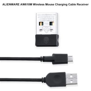 Cases Alienware AW610M draadloos bedraad DualMode Game Mouse ontvanger Adapter Gegevenskabel Laadkabelvervanging Accessoires