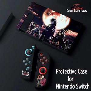 Cases Anime Theme Protective Case for Nintendo Switch NS Console Joycon Controller Housing TPU Soft Shell Cover Gamepad Accessoires