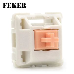 Casos Aniy Feker Holy Panda Teclado mecánico Interruptores Táctiles Twostage Spring 67G 3 pin Nylon Material de policarbonato Interruptor personalizado