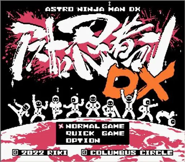 Cas Astro Ninja Man DX Game Cartridge pour la console NES / FC
