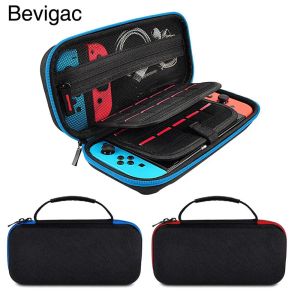 Caisses Boîte de sac de sac de rangement de protection de voyage Bevigac Traveling Boîte avec une fente de carte de jeu pour Nintendo Nitendo Nintend Switch Console