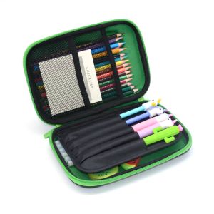 Cases Clear Pencil Case Grote capaciteit Zwart voor jongens Cartucheras para lapices escolares trousse scolaire school etui ecole vierniture