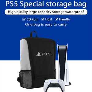 Cevales Covers Bags Accessories Storage Bag Game Console Travel Backpack PS5 Controller Portable Handtas 230718