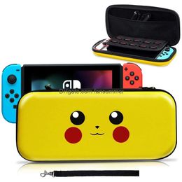 Hoesjes Hoesjes Tassen Voor Switch Lite Console Case Duurzaam Game Card Opbergtas Draagtas Hard Eva Draagbaar Beschermend omhulsel Drop Dhuxn