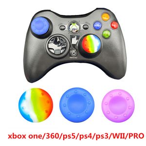 Étuis couvre manette de jeu presse keycap Silicone capuchons de pouce capuchons de poignée pour xbox one/360/ps5/ps4/ps3/WII/PRO contrôleurs capuchon