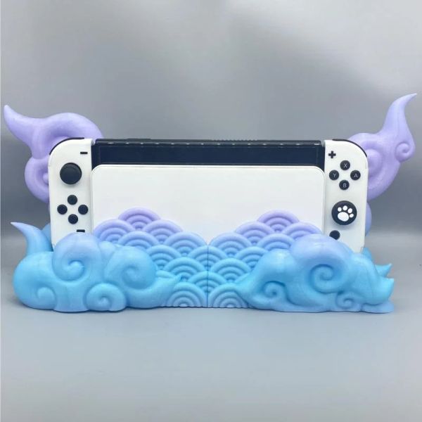 Cas Crésiter Stand Harder Protective Base for Funda Switch Oled Host Cover Console Dock Protection Shell Cute Gaming Accessoire