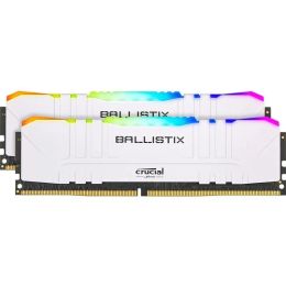 Cas Crucial Ballistix RGB LED RAM DDR4 Platinum Win White DDR4 3000 3200 3600MHz Game de bureau XMP 2.0 Prise en charge de l'overclocking automatique