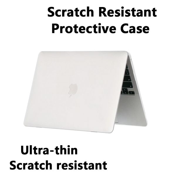 Cas Case d'ordinateur portable de sable cristallin pour MacBook Air 13 A2337 pour Mac M1 Chip Pro 13 14 16 Case de coque de protection résistante à la grattement