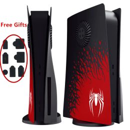 Cases Custom Spider Diy Cooling Vent Face Plate Backplate Shell Skin Skin Cover ABS voor PS5 PlayStation 5 Disc/Digital Console